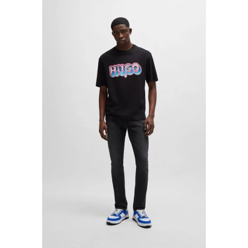Extra-schlanke Jeans in Stonewashed-Stretch-Denim