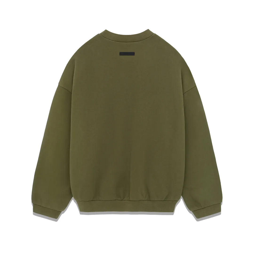 Fear of God Essentials Fleece Crewneck Military