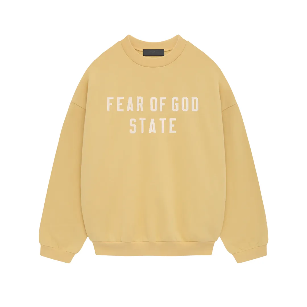 Fear of God Essentials Schwere Fleece Pullover Amber