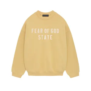 Fear of God Essentials Schwere Fleece Pullover Amber