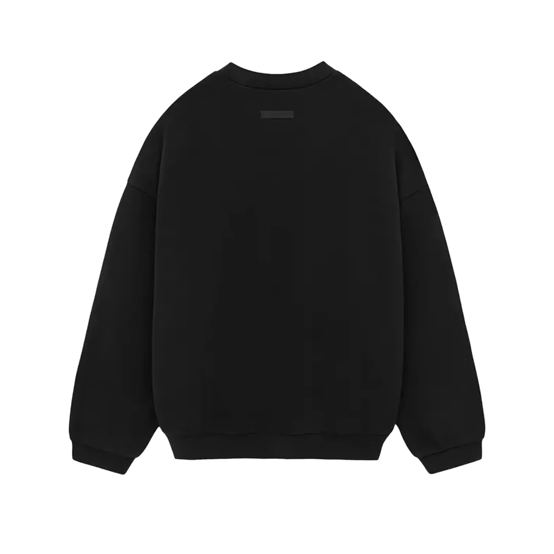 Fear of God Essentials Schwere Fleece Pullover Schwarz