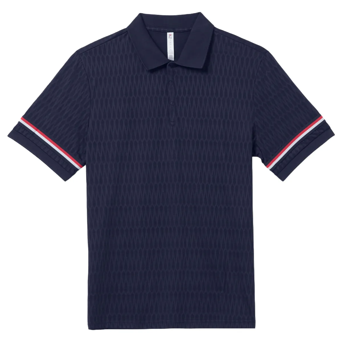 Fila Herren Essential Jacqurd Polo - 412 Kleidung Fila Herren