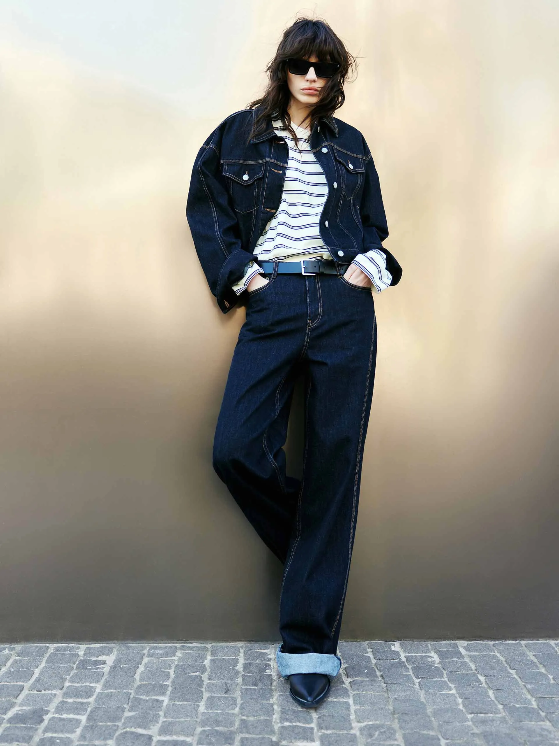 Figurbetonte Denimjacke