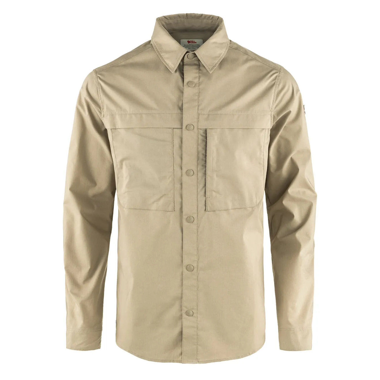 Fjallraven Abisko Trail Langarm-Shirt Fossil