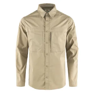 Fjallraven Abisko Trail Langarm-Shirt Fossil