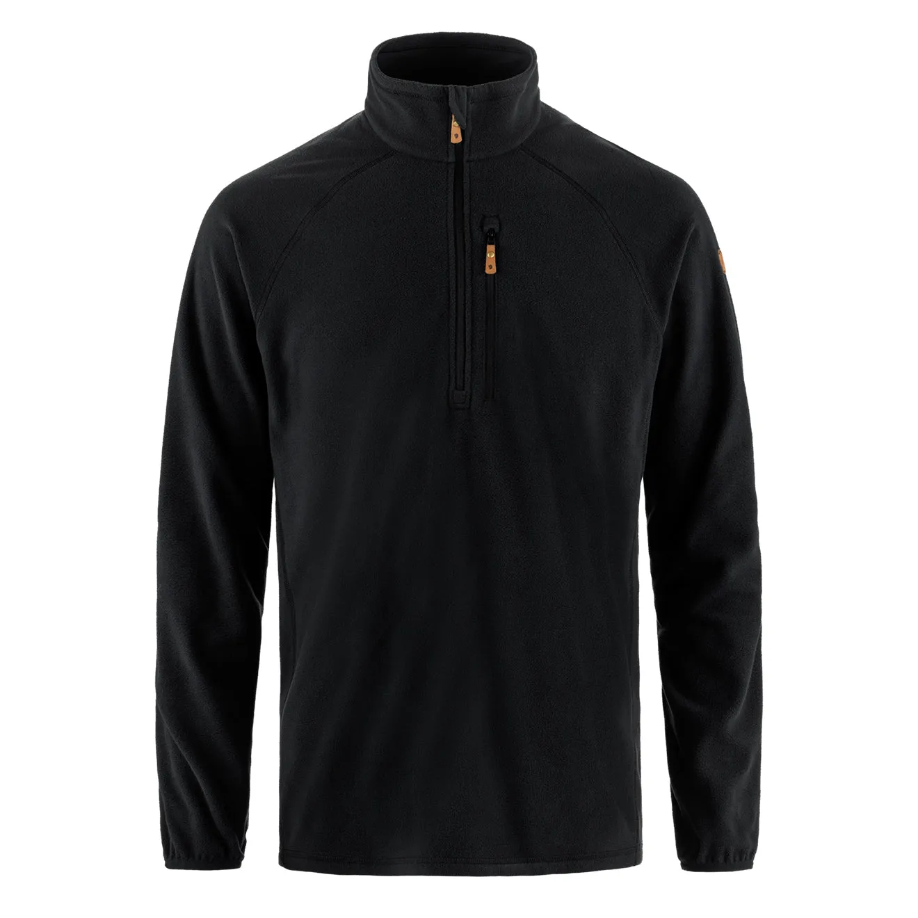 Fjällräven Ovik Lite Fleece Halbzip Schwarz