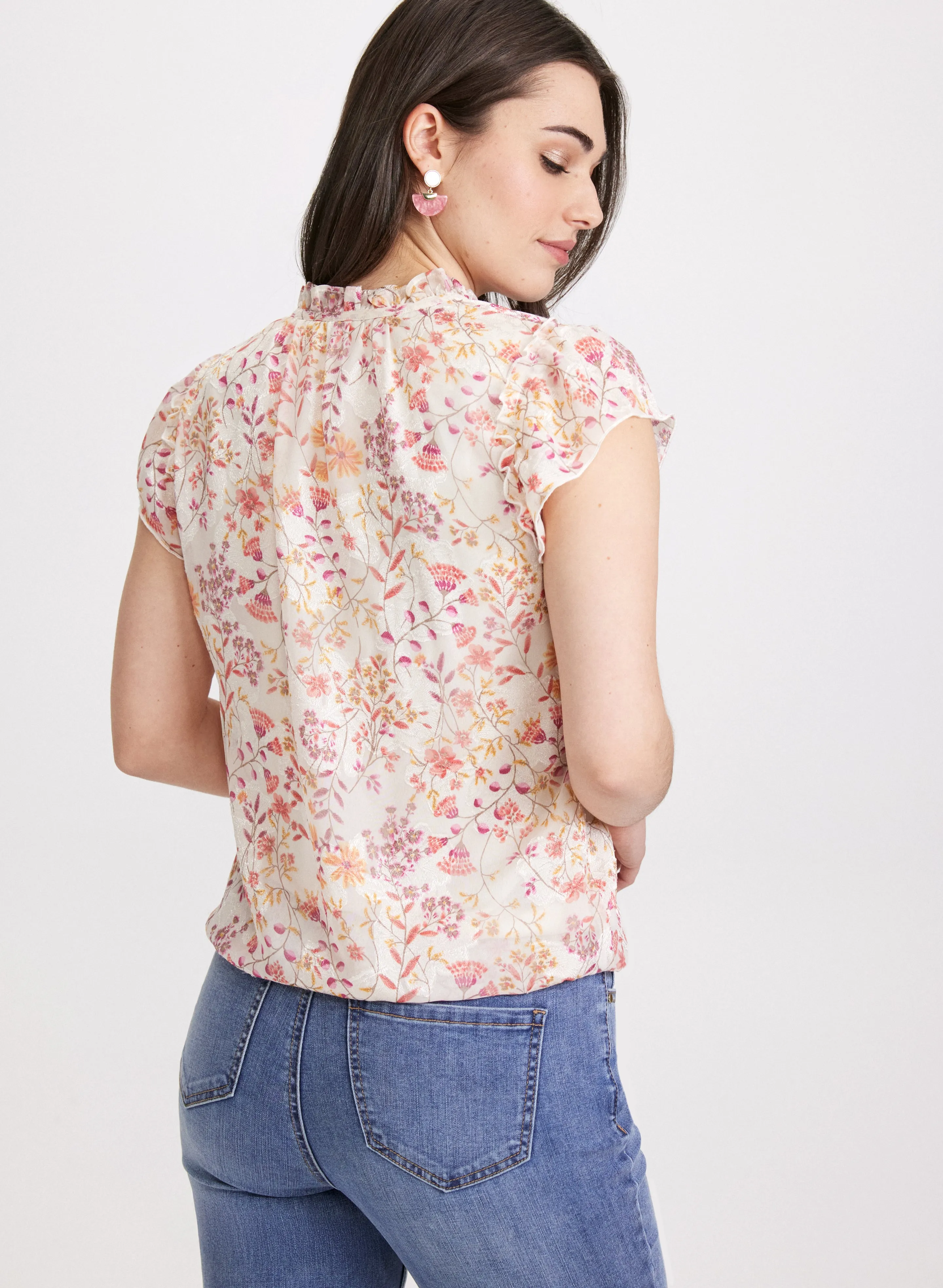 Bluse mit Blumenmuster