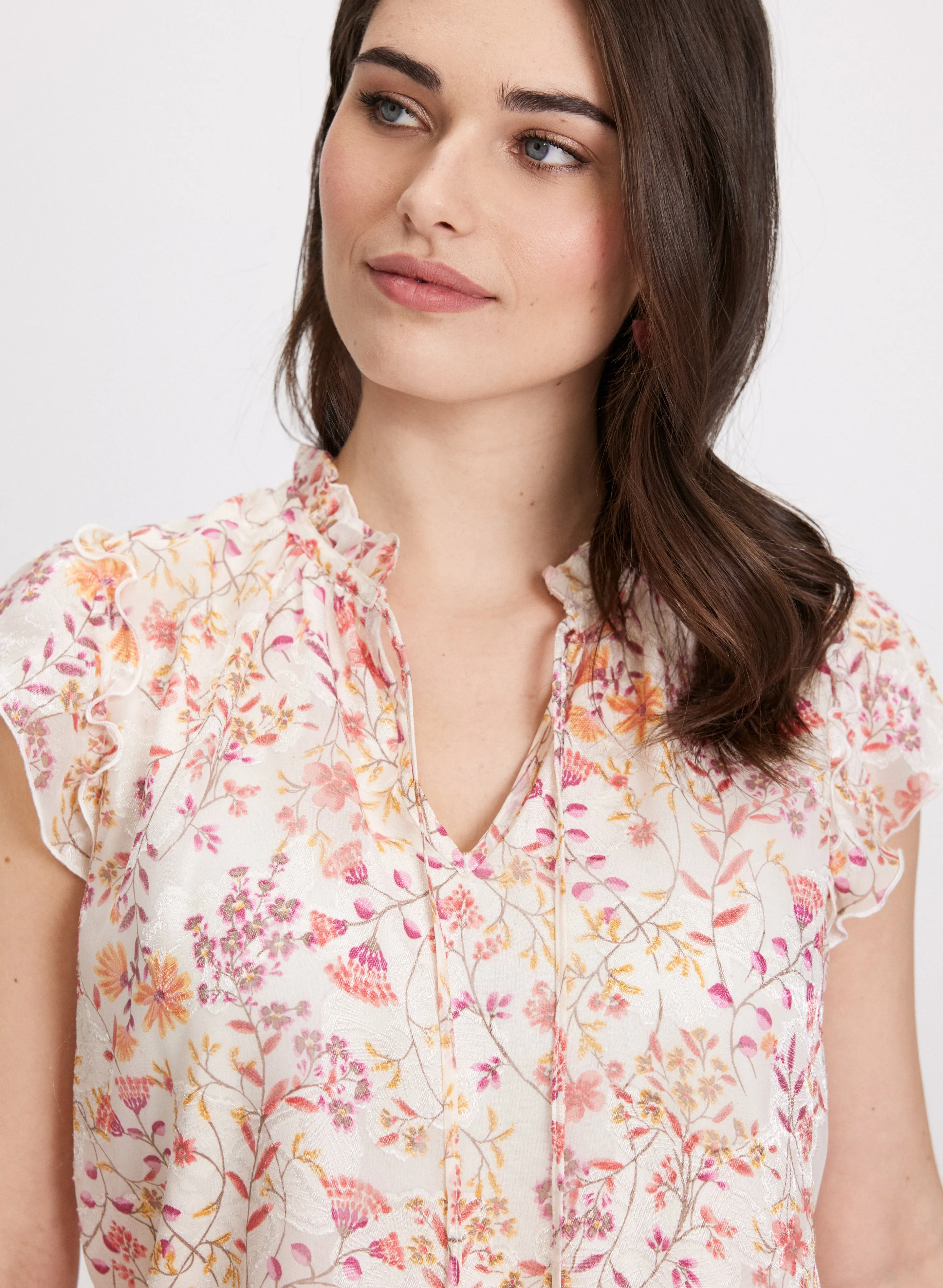 Bluse mit Blumenmuster