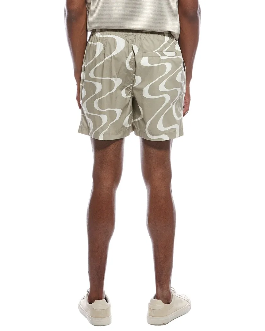 FRAME Denim Abstract Wave Grafik Shorts