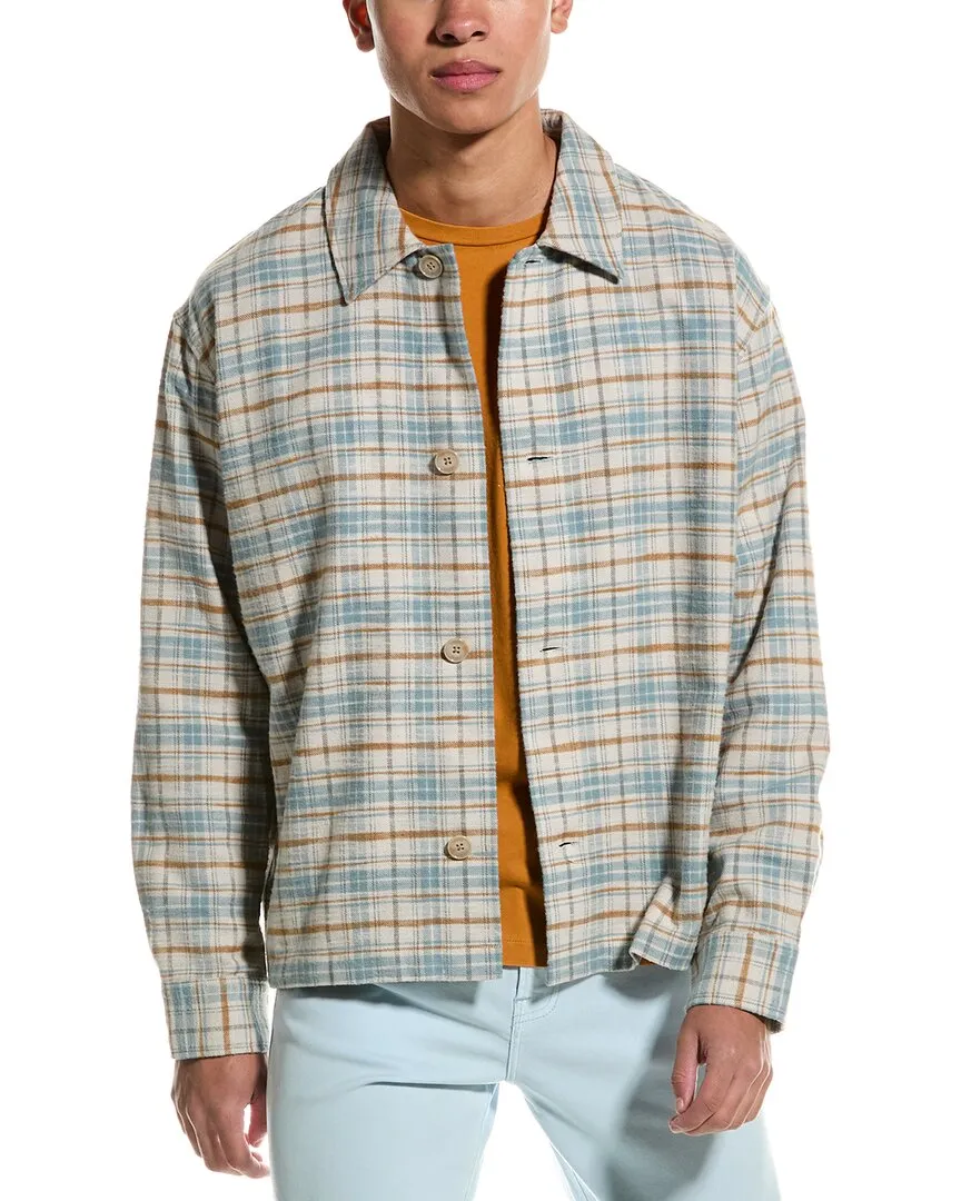 FRAME Denim Relaxed Karo Hemdjacke