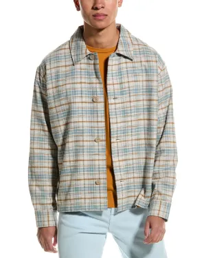FRAME Denim Relaxed Karo Hemdjacke