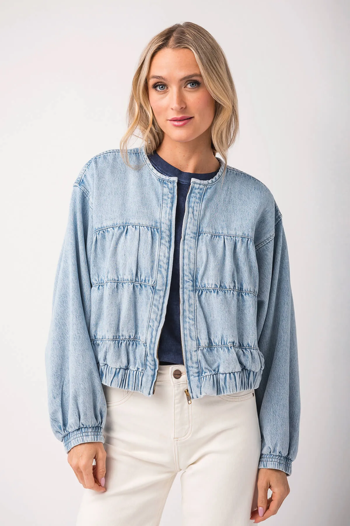 Free People Layla Denim Jacke