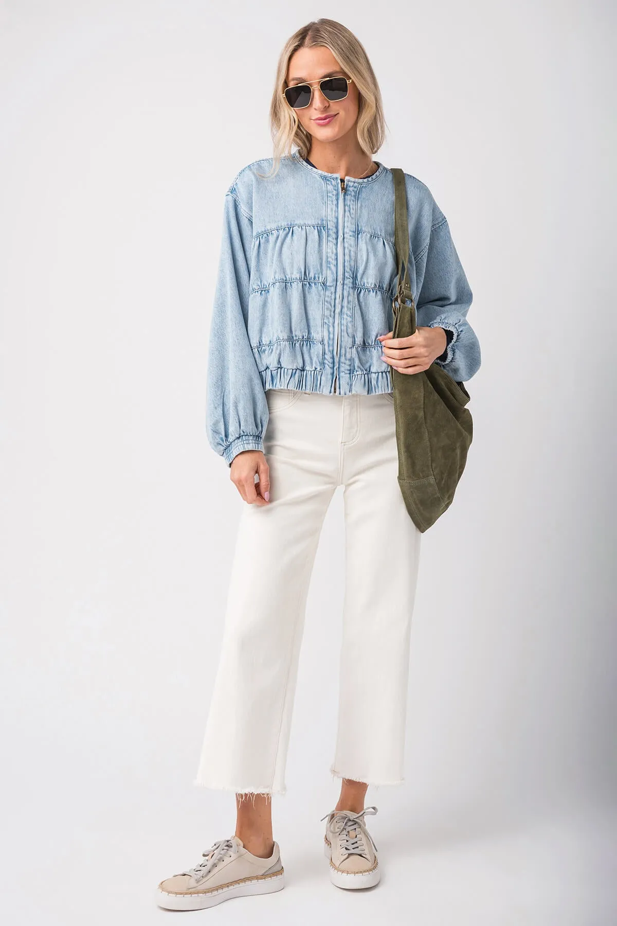 Free People Layla Denim Jacke