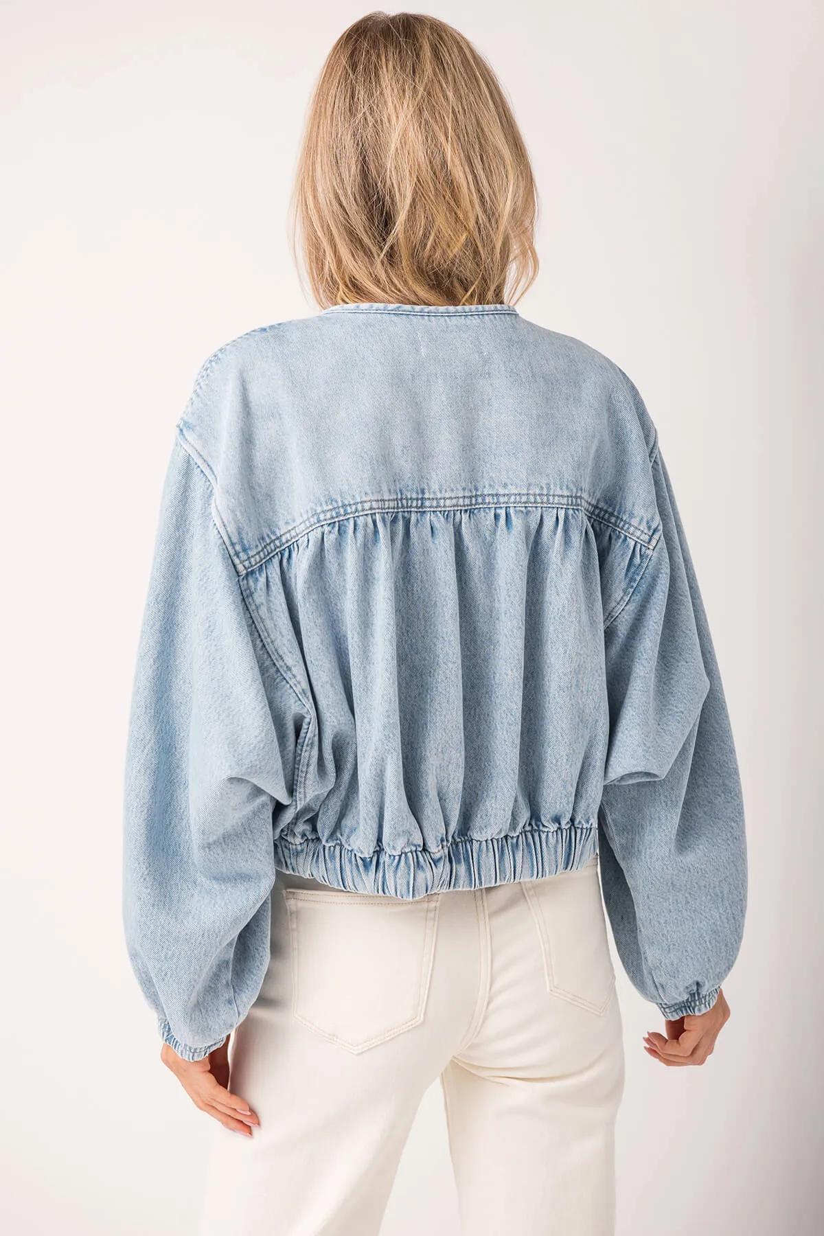 Free People Layla Denim Jacke