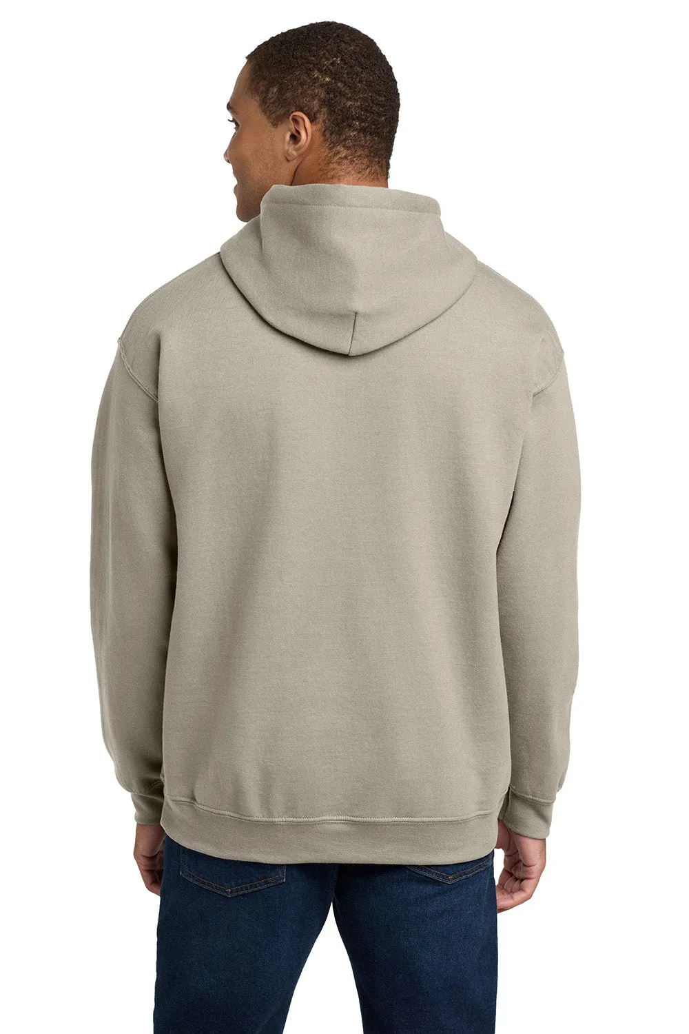Gildan Herren Kapuzenpullover mit pillenresistentem Stoff und Kangaroo-Tasche - Sand