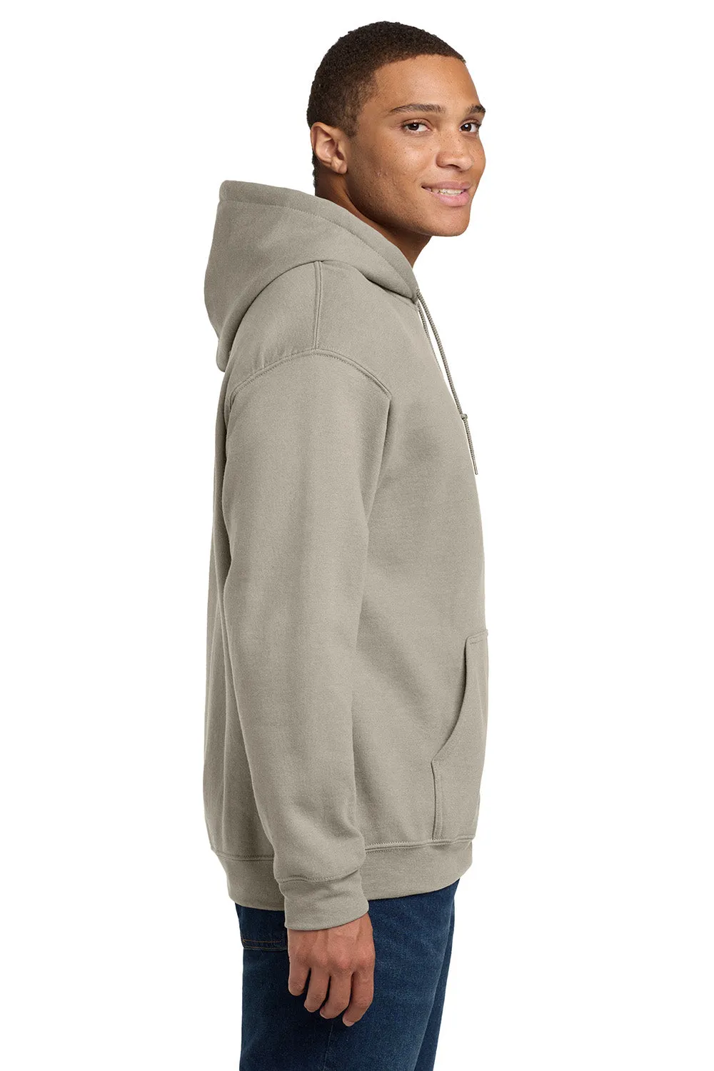Gildan Herren Kapuzenpullover mit pillenresistentem Stoff und Kangaroo-Tasche - Sand