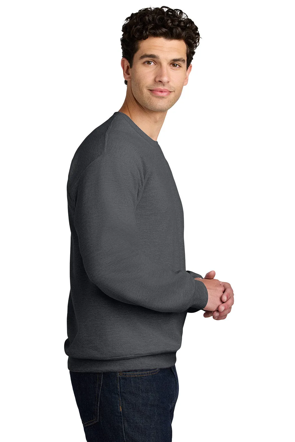 Gildan Herren Softstyle Crewneck Sweatshirt - Heather Dunkelgrau