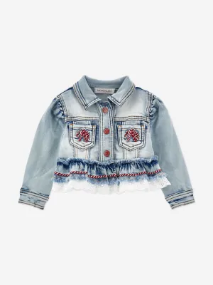 Mädchen Denim Jacke in Blau