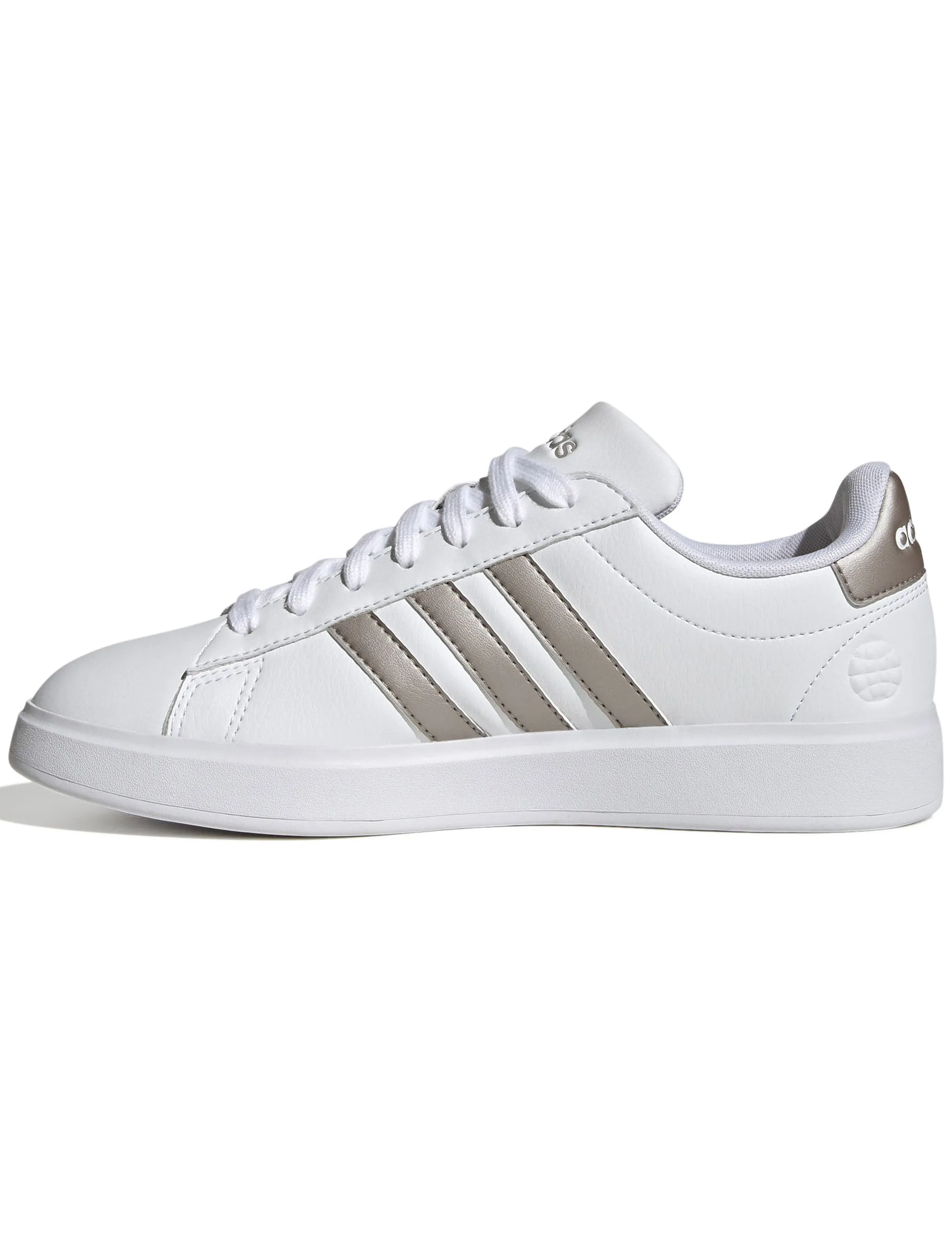 Grand Court 2.0 Schuhe - Wolkenweiß/Platin Metallic
