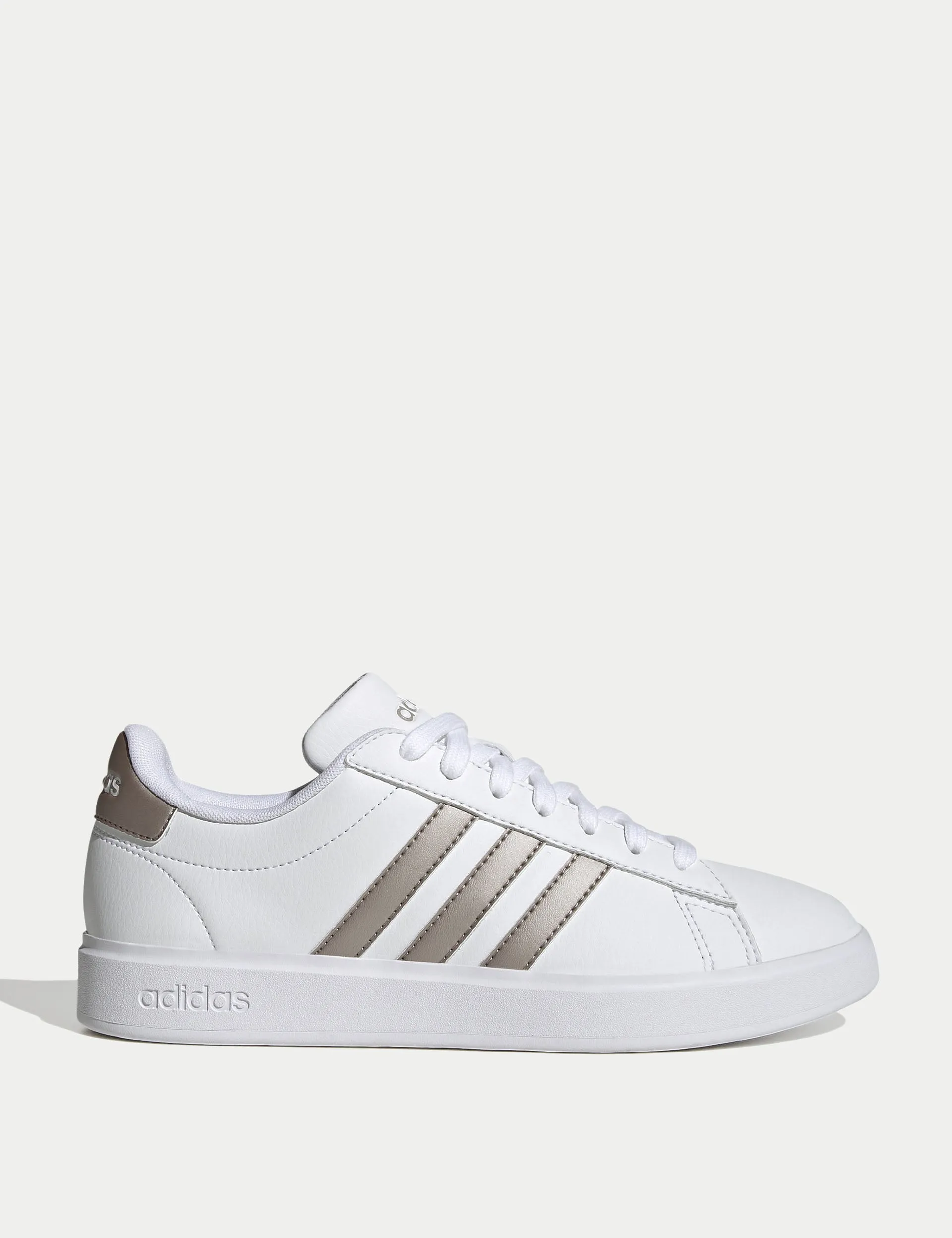 Grand Court 2.0 Schuhe - Wolkenweiß/Platin Metallic