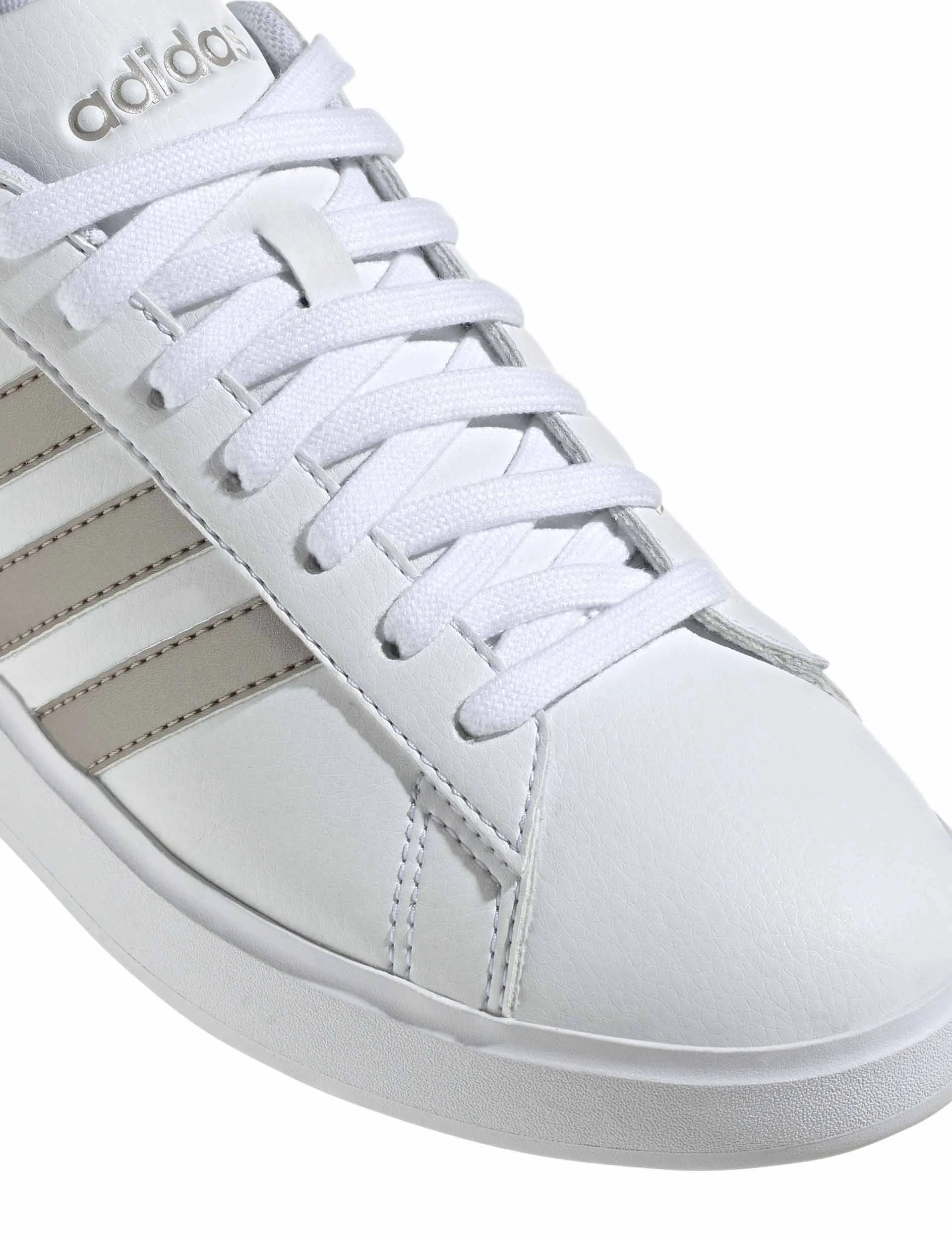 Grand Court 2.0 Schuhe - Wolkenweiß/Platin Metallic