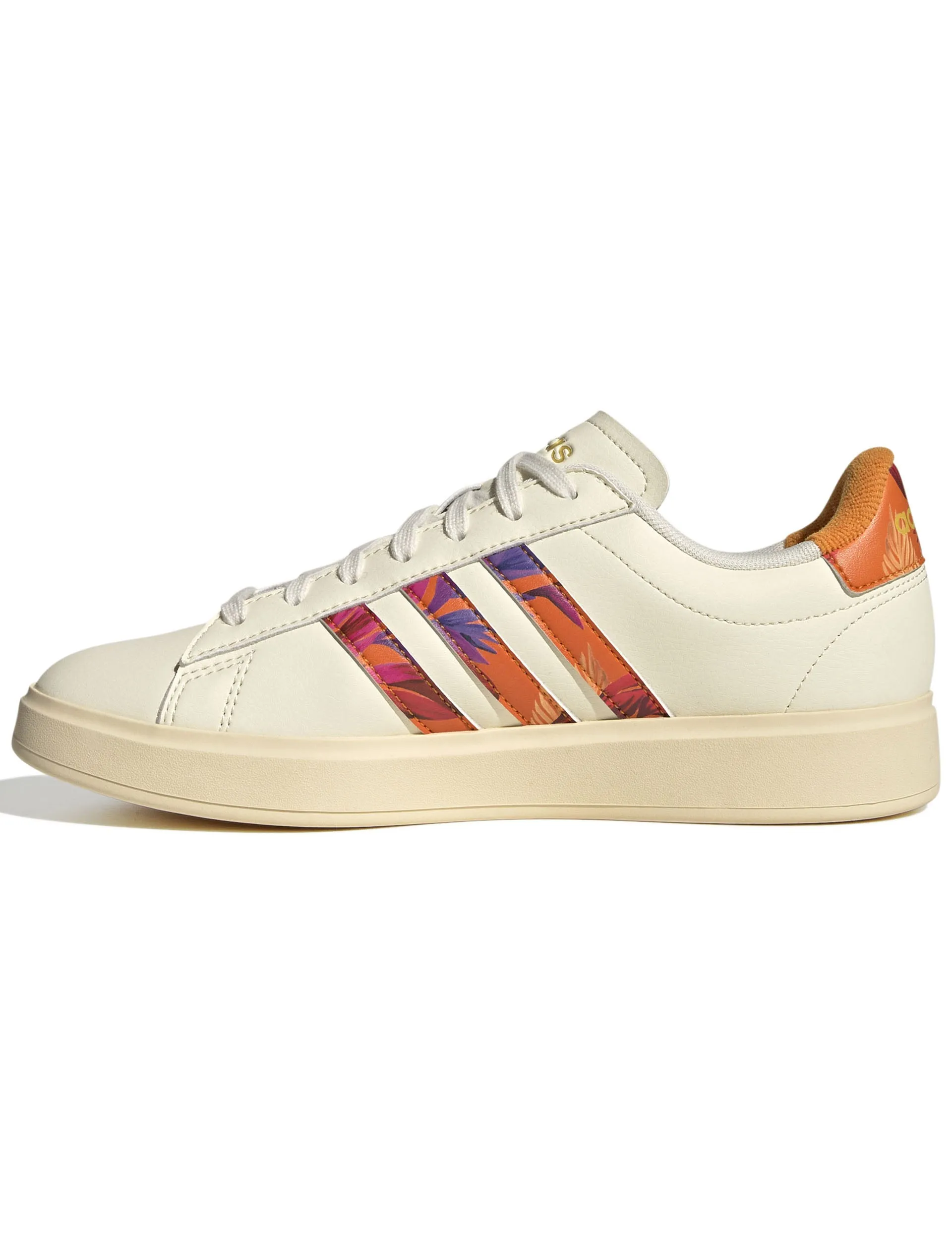 Grand Court 2.0 Schuhe - Creme Weiß/Warmes Vanille/Gold Metallic