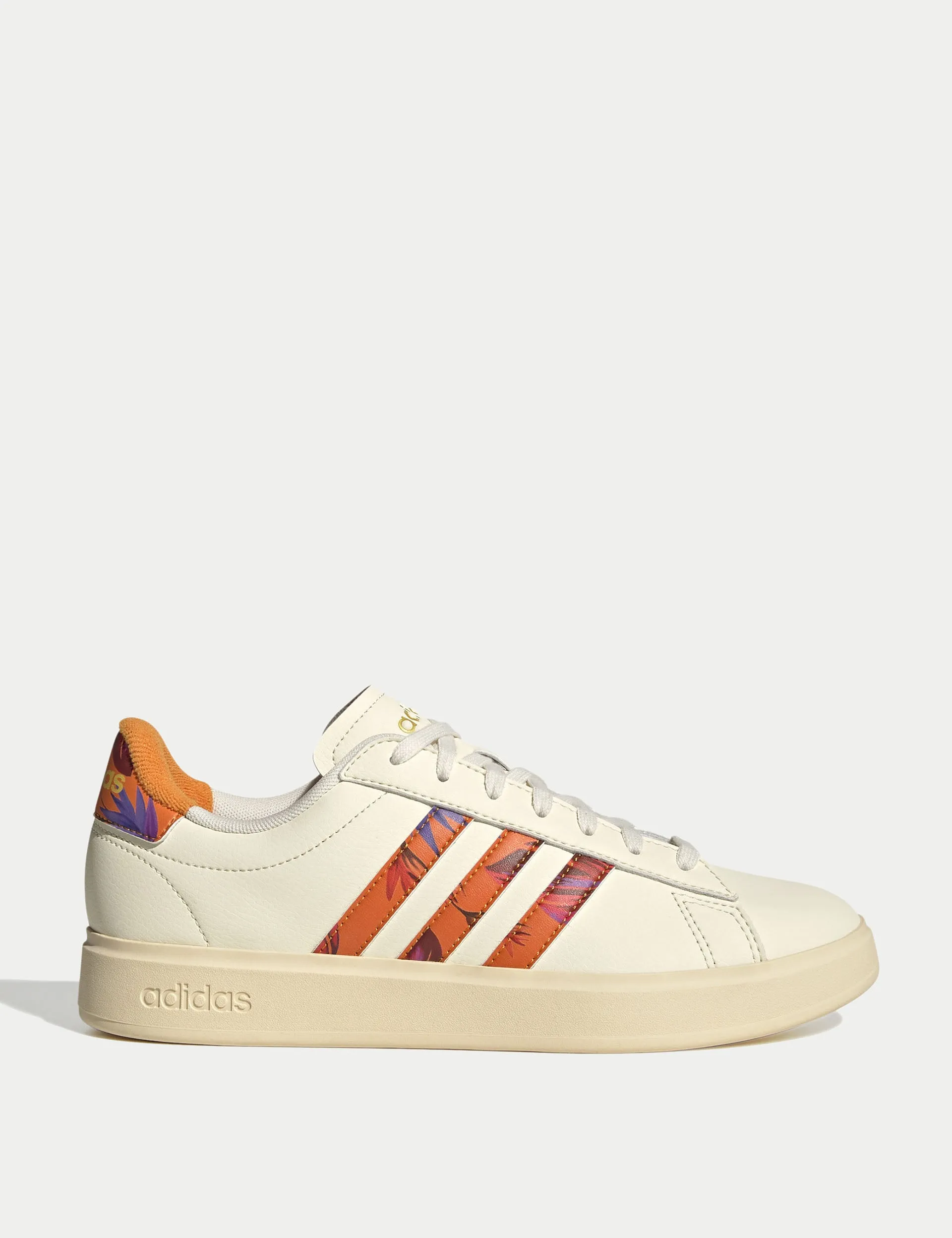 Grand Court 2.0 Schuhe - Creme Weiß/Warmes Vanille/Gold Metallic