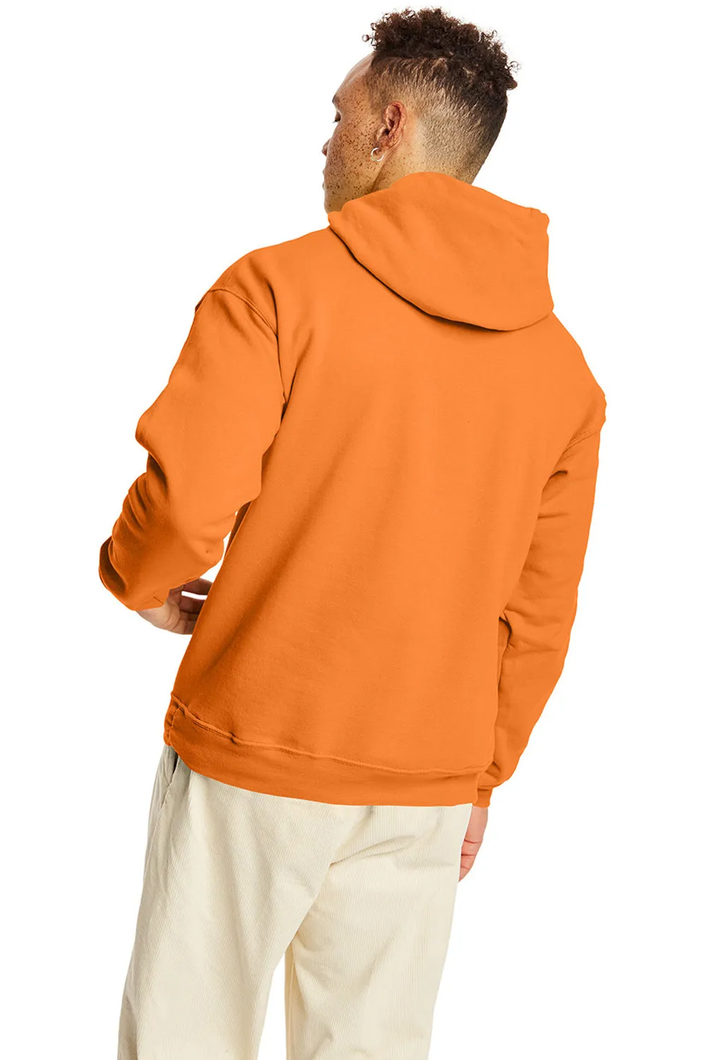 Hanes Herren EcoSmart Print Pro XP pillresistente Kapuzenpullover Hoodie mit Beuteltasche - Tennessee Orange