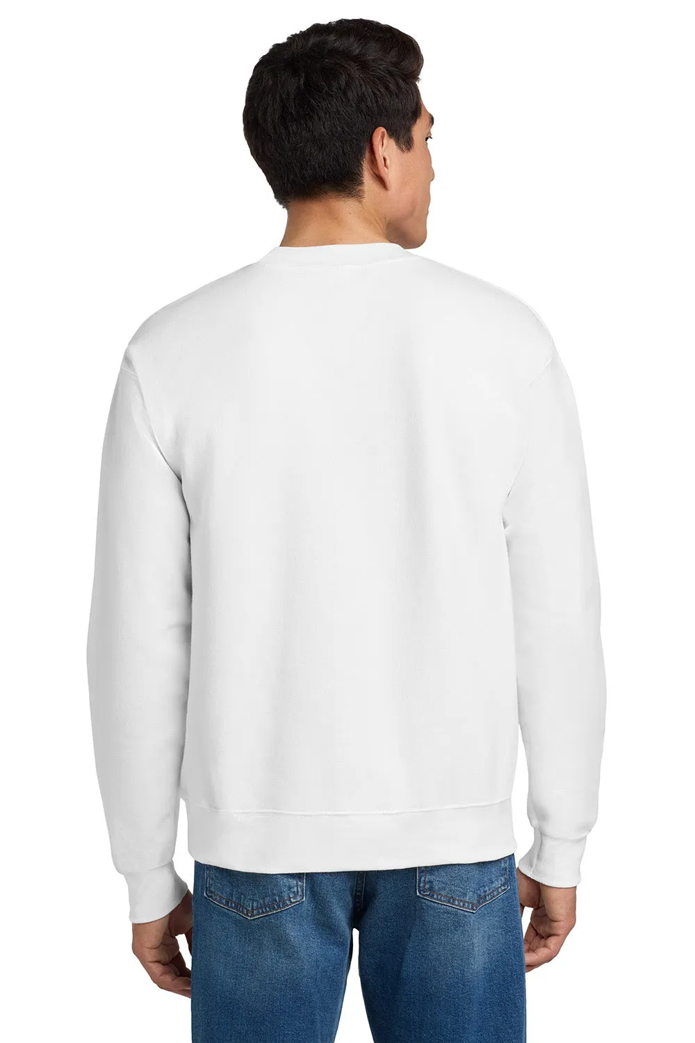 Hanes Herren Ultimate Cotton PrintPro XP pillresistentes Rundhals-Sweatshirt - Weiß