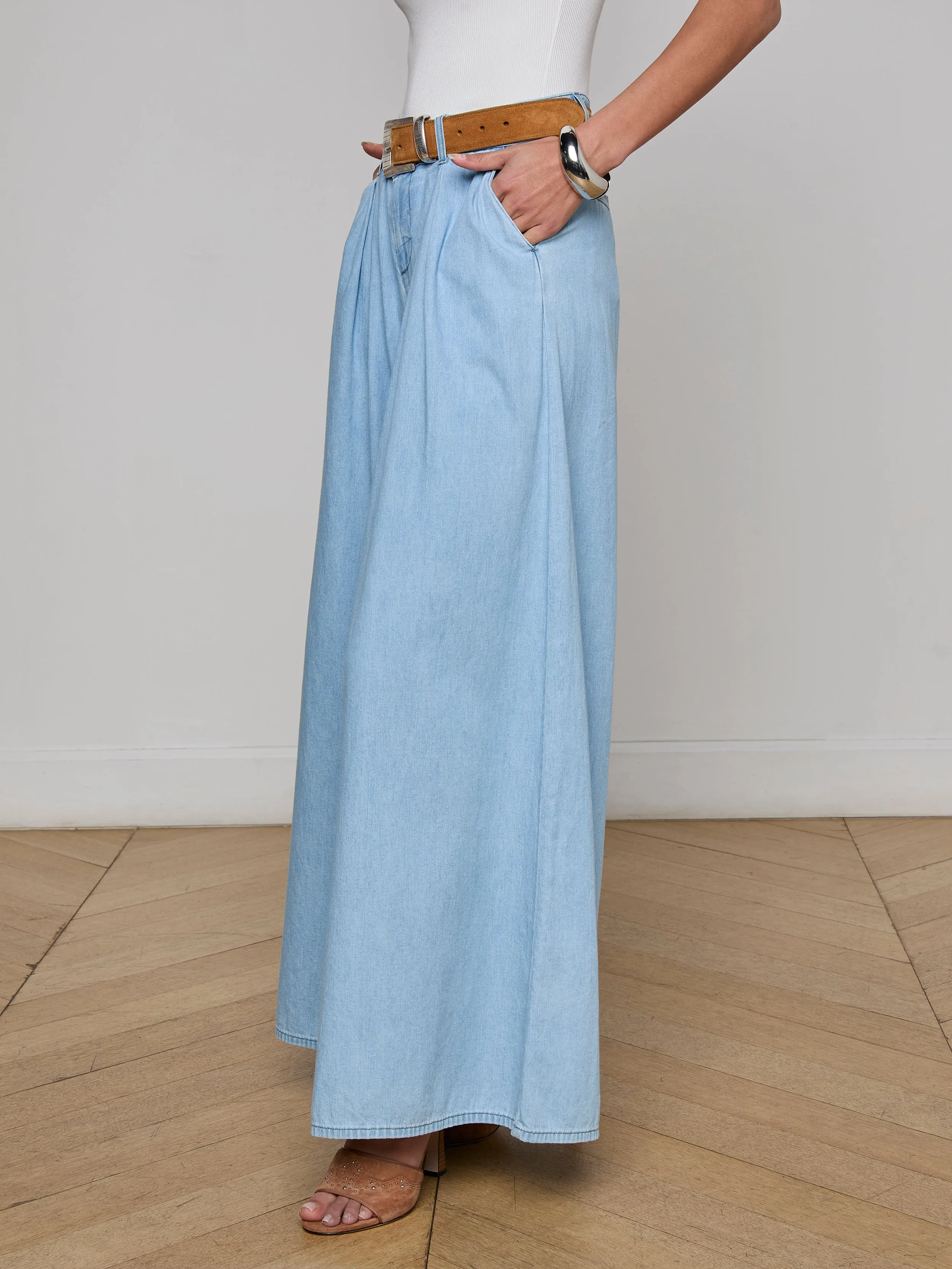 Hayes Low-Rise Palazzo-Jeans
