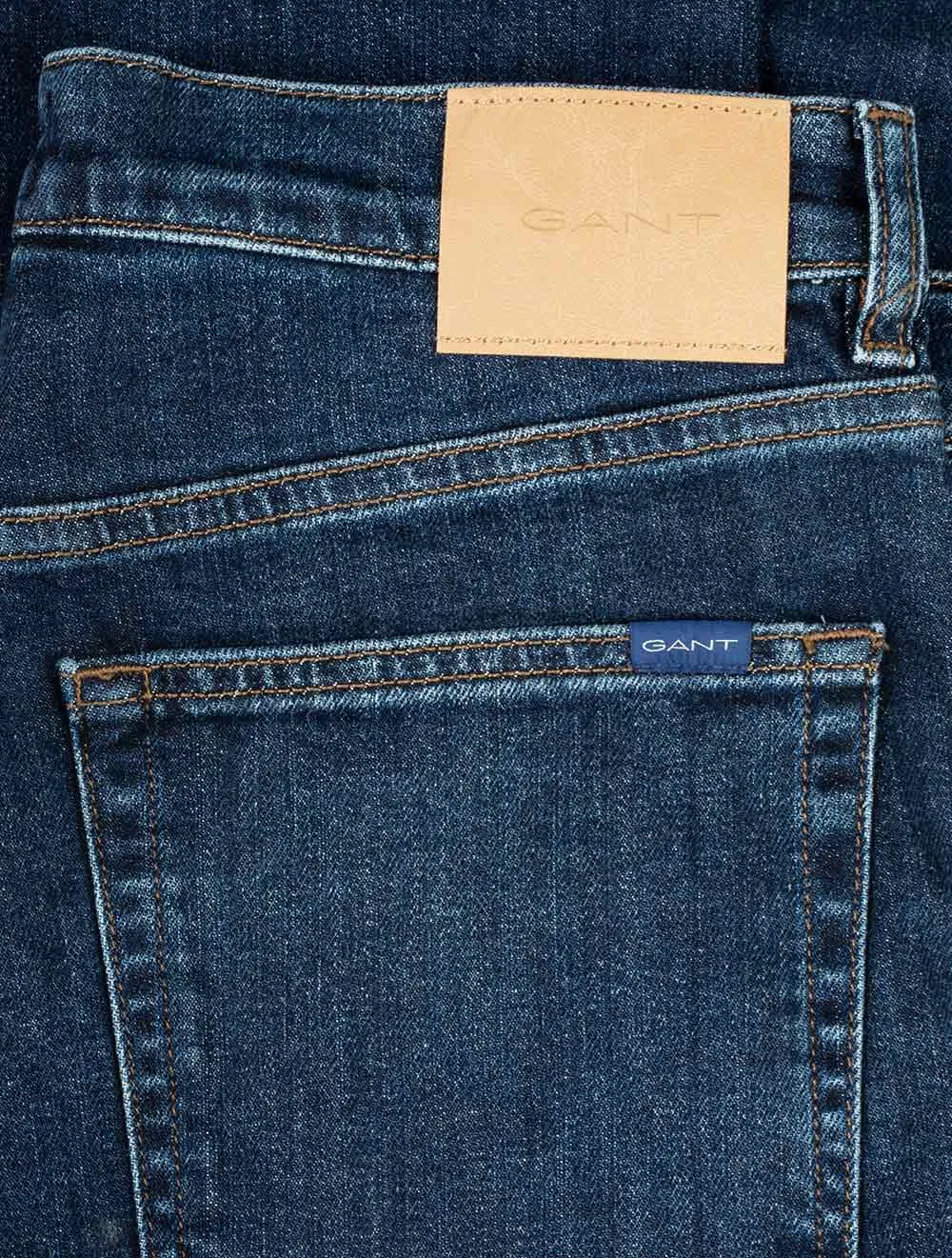 Hayes Slim Fit Jeans Dunkelblau