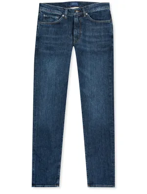 Hayes Slim Fit Jeans Dunkelblau