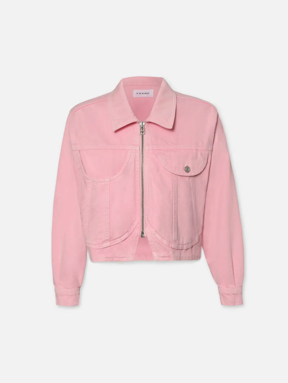 Herzjacke -- Gewaschener Staubiger Rosa