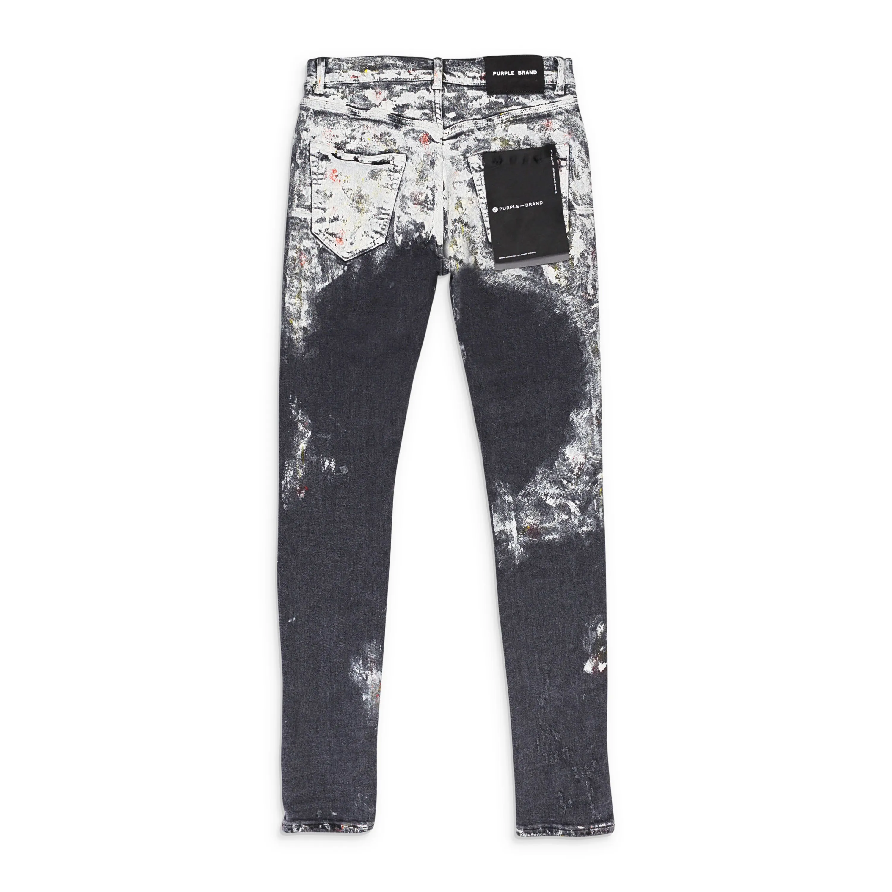 SCHWERE FARBÜBERZÜGE Schwarze Skinny Jeans