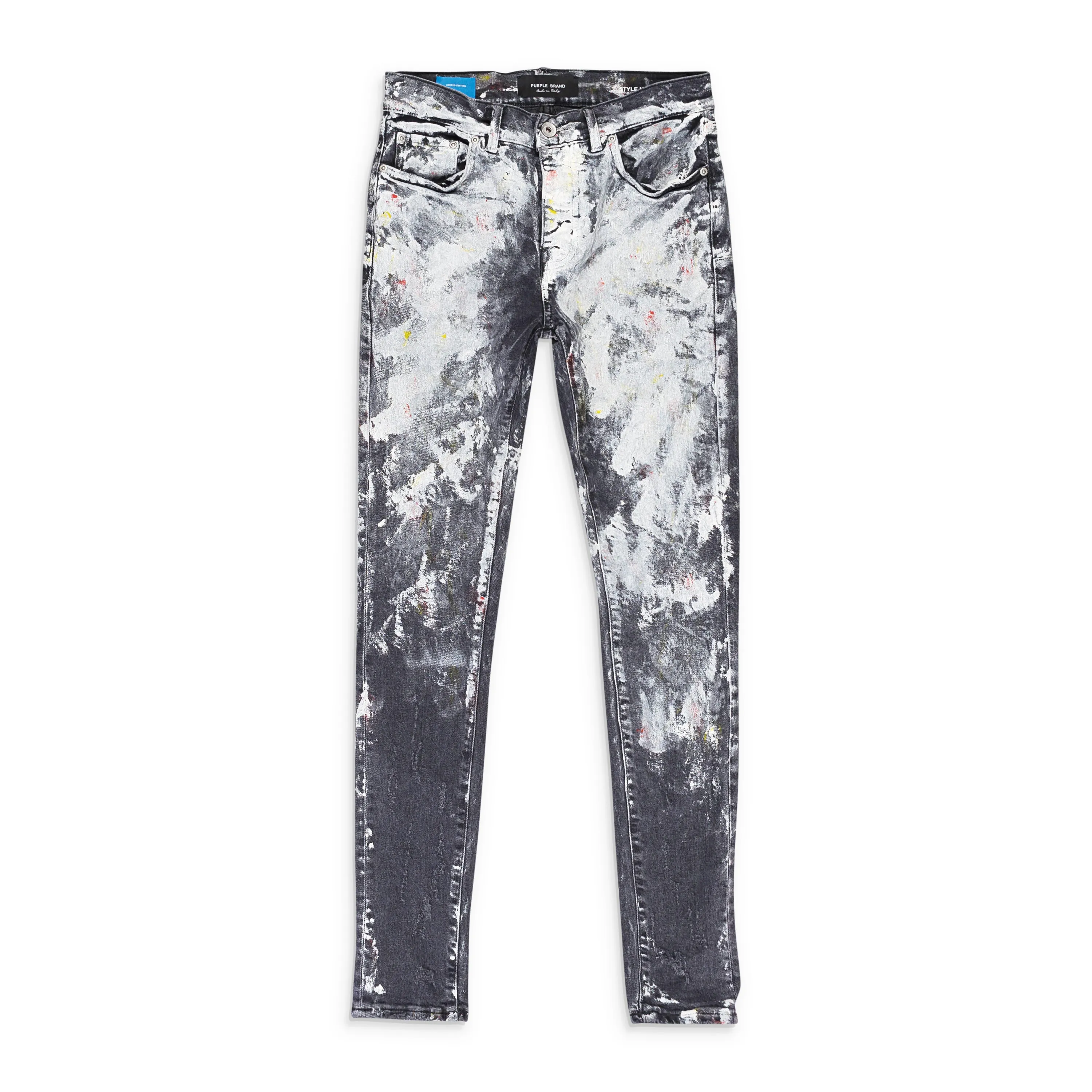 SCHWERE FARBÜBERZÜGE Schwarze Skinny Jeans