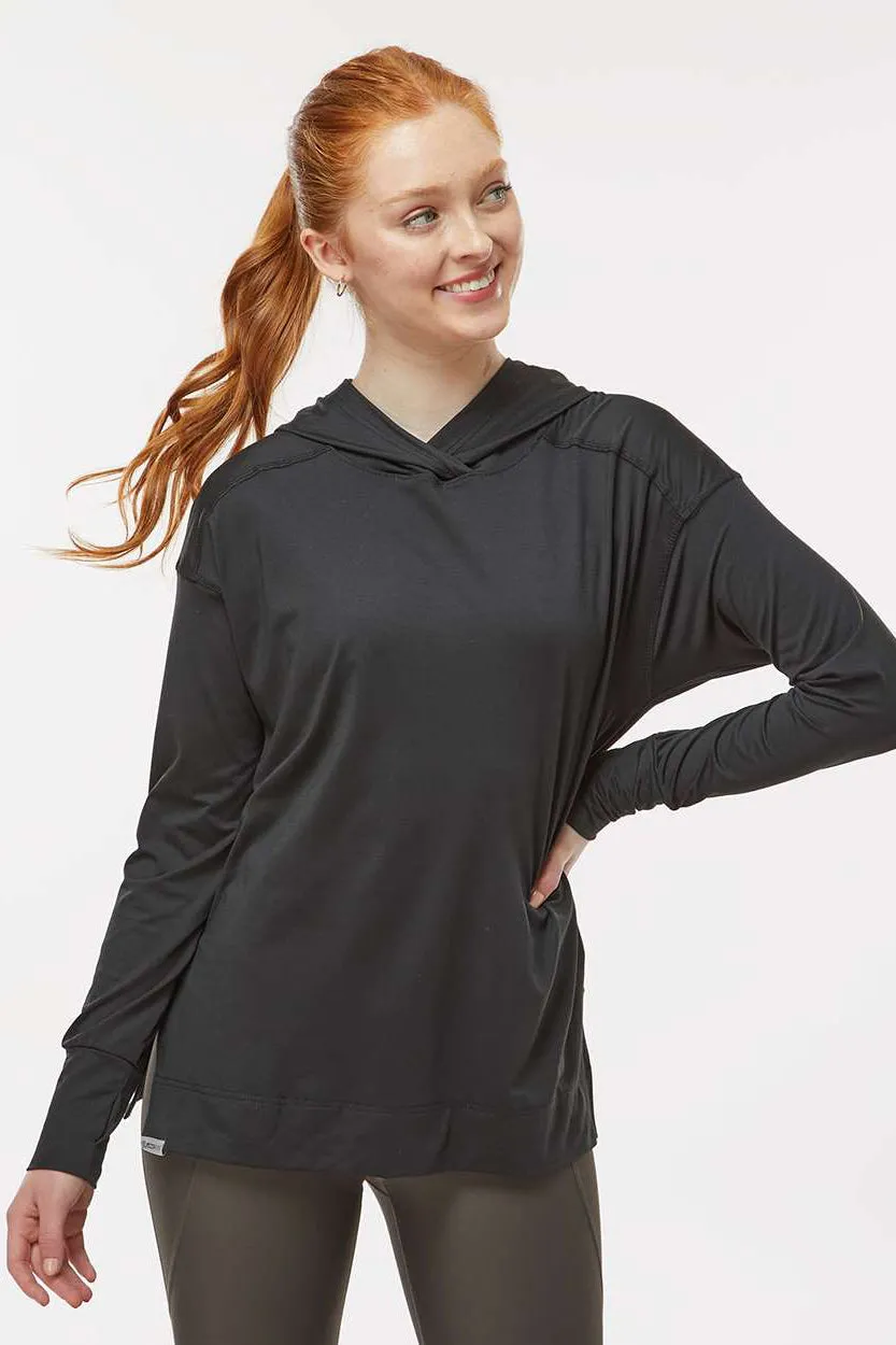 Holloway Damen Eco Revive Ventura Feuchtigkeitstransportierende Kapuzenpullover Hoodie mit Taschen - Schwarz