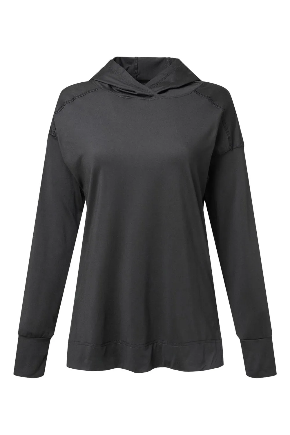 Holloway Damen Eco Revive Ventura Feuchtigkeitstransportierende Kapuzenpullover Hoodie mit Taschen - Schwarz