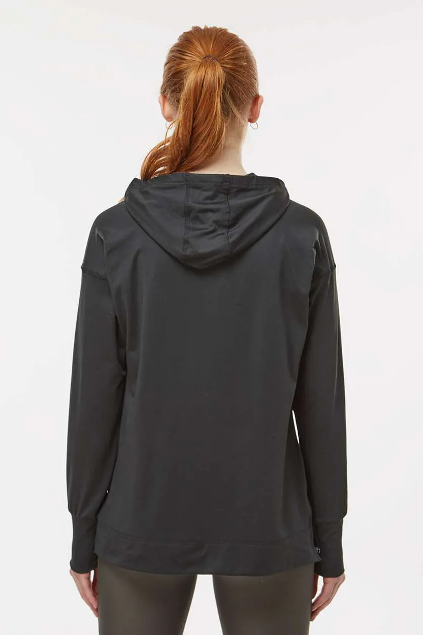 Holloway Damen Eco Revive Ventura Feuchtigkeitstransportierende Kapuzenpullover Hoodie mit Taschen - Schwarz