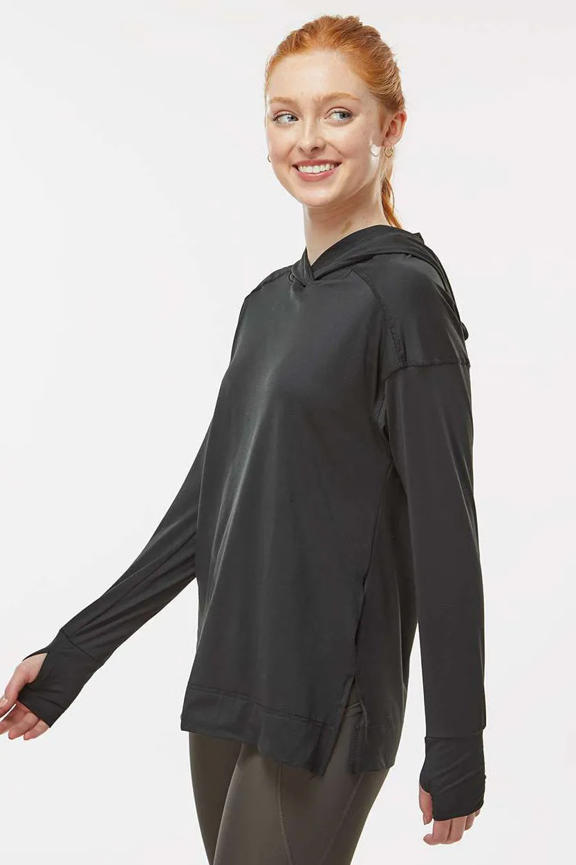 Holloway Damen Eco Revive Ventura Feuchtigkeitstransportierende Kapuzenpullover Hoodie mit Taschen - Schwarz