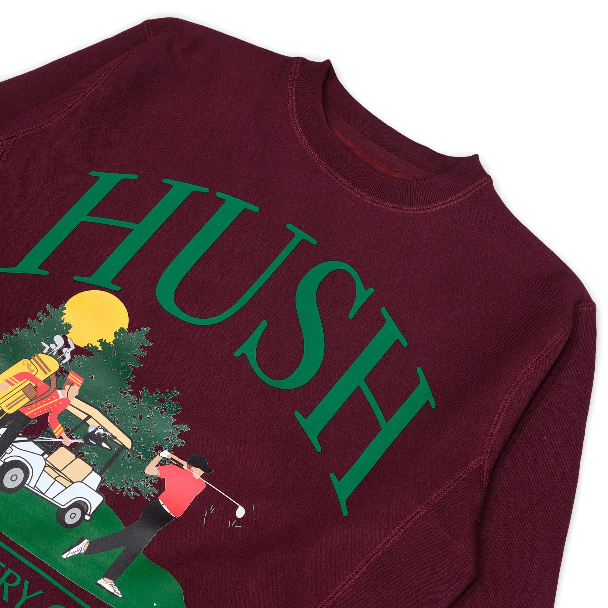 Hush Golfplatz-Crew Burgunder