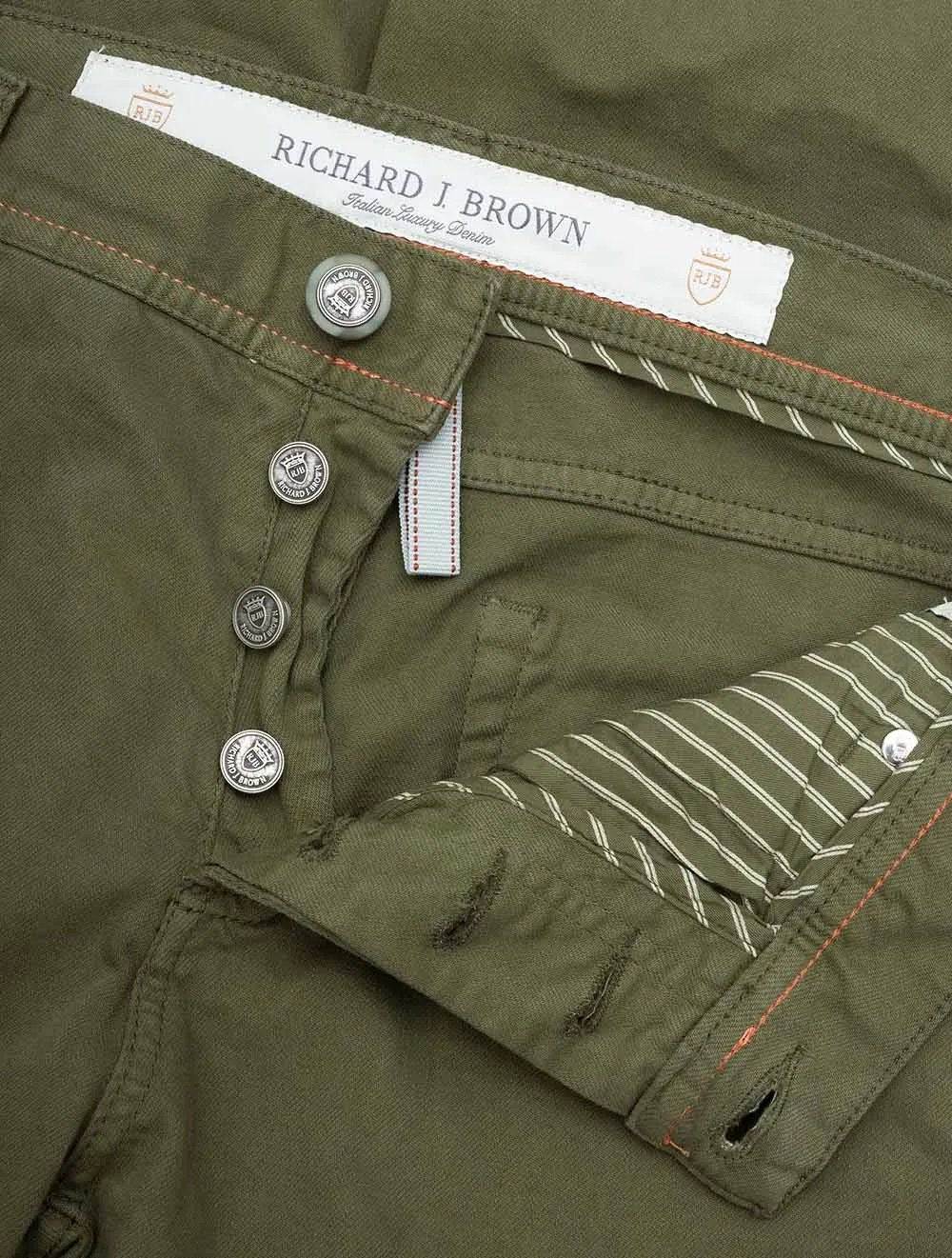 Icon Daily Comfort Jean Öl Grün