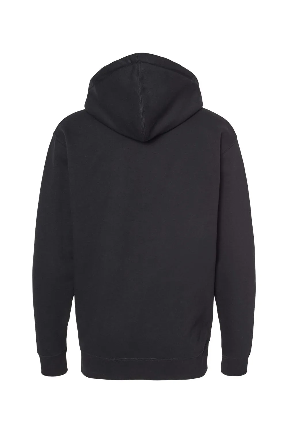 Independent Trading Company Herren Kapuzenpullover mit Reißverschluss und Taschen - Schwarz