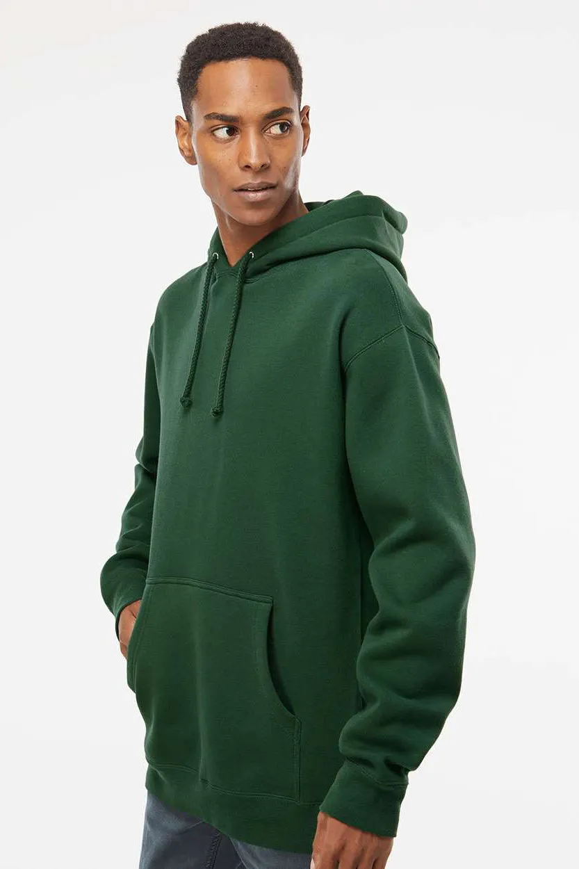 Independent Trading Company Herren Kapuzenpullover Hoodie mit Kangaroo-Tasche - Dunkelgrün