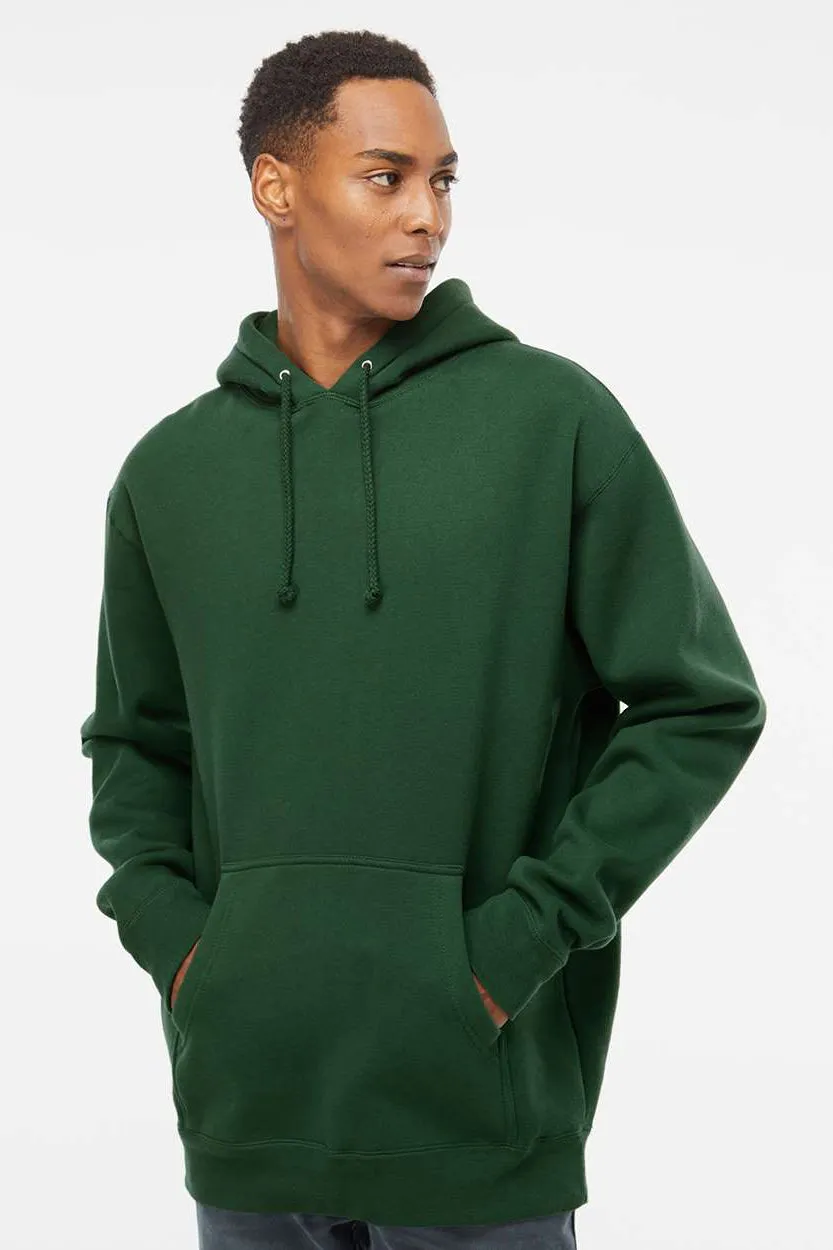 Independent Trading Company Herren Kapuzenpullover Hoodie mit Kangaroo-Tasche - Dunkelgrün