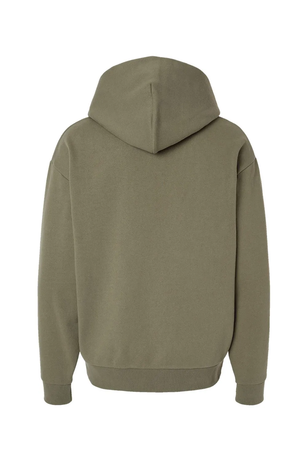 Independent Trading Company Herren Mainstreet Kapuzenpullover Hoodie mit Kangaroo-Tasche - Olivgrün