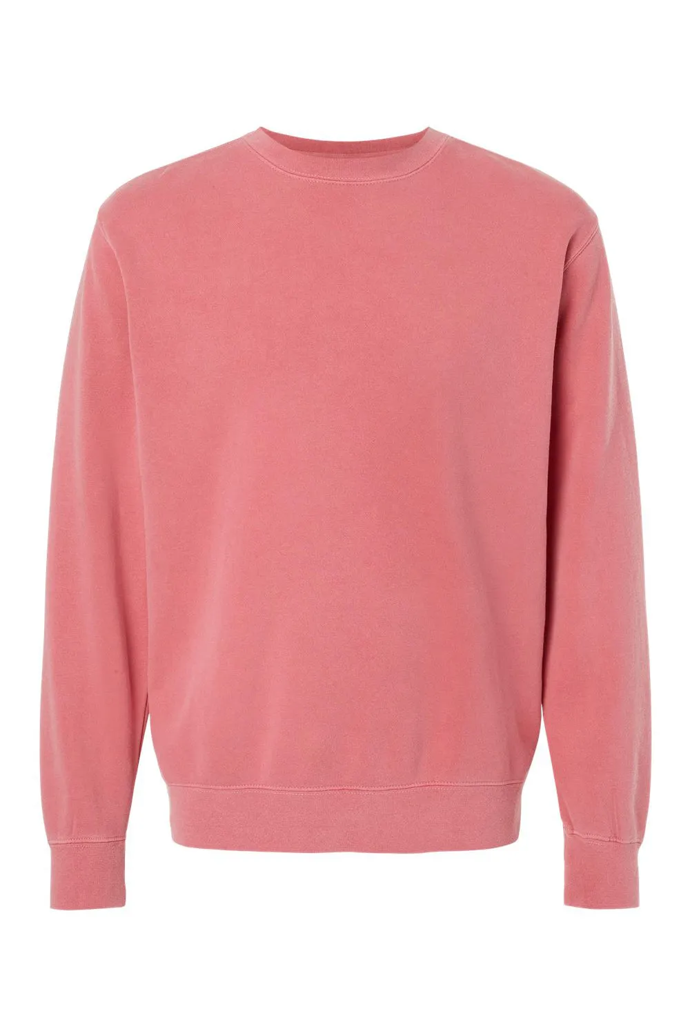 Independent Trading Company Herren Pigmentgefärbtes Rundhals-Sweatshirt - Rosa