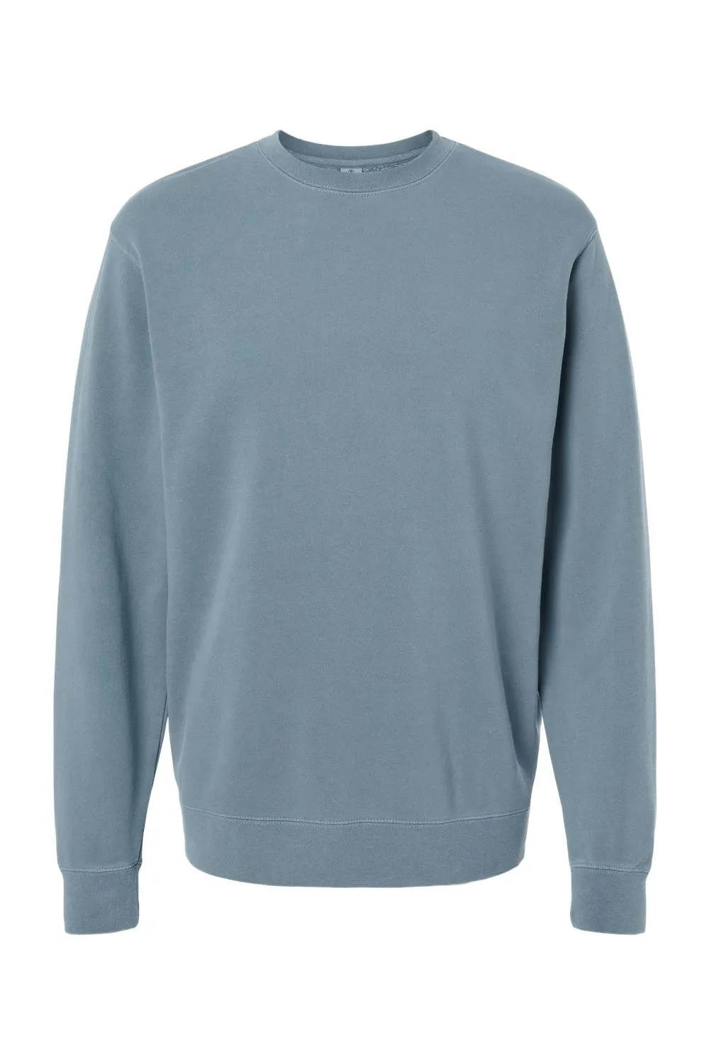 Independent Trading Company Herren Pigmentgefärbtes Rundhals-Sweatshirt - Schieferblau