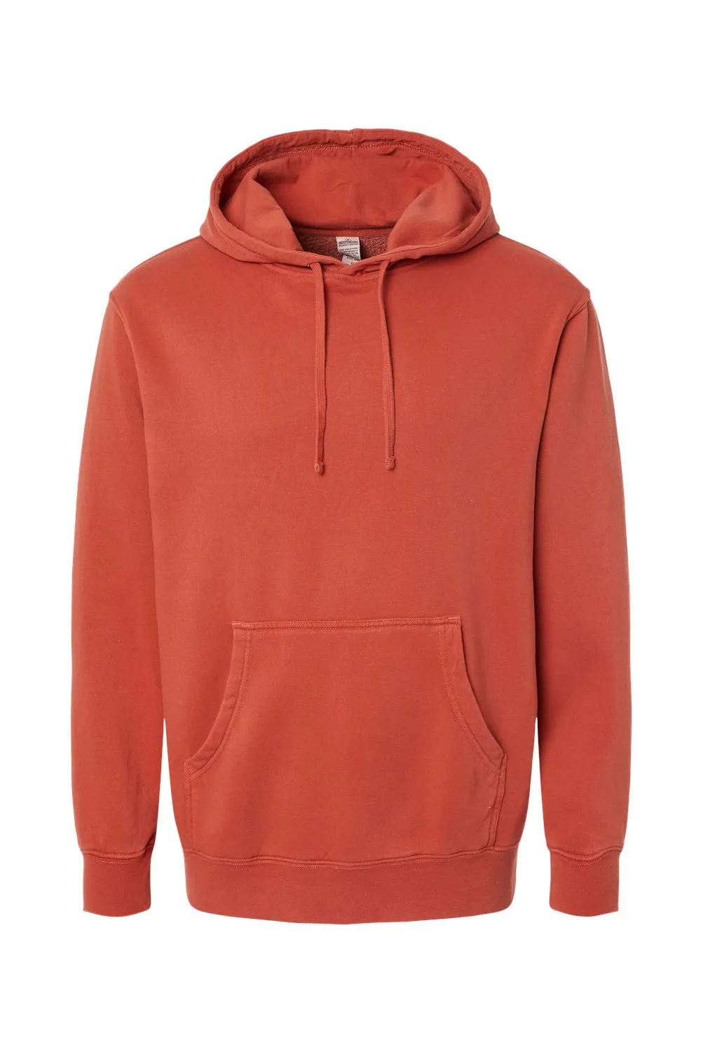 Independent Trading Company Herren Pigmentgefärbte Kapuzenpullover Hoodie mit Kangaroo-Tasche - Bernstein