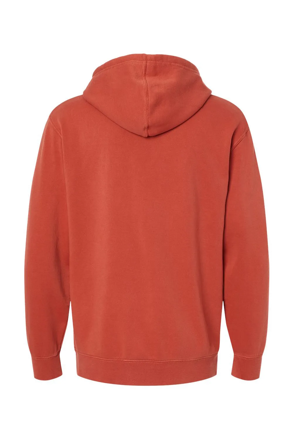 Independent Trading Company Herren Pigmentgefärbte Kapuzenpullover Hoodie mit Kangaroo-Tasche - Bernstein