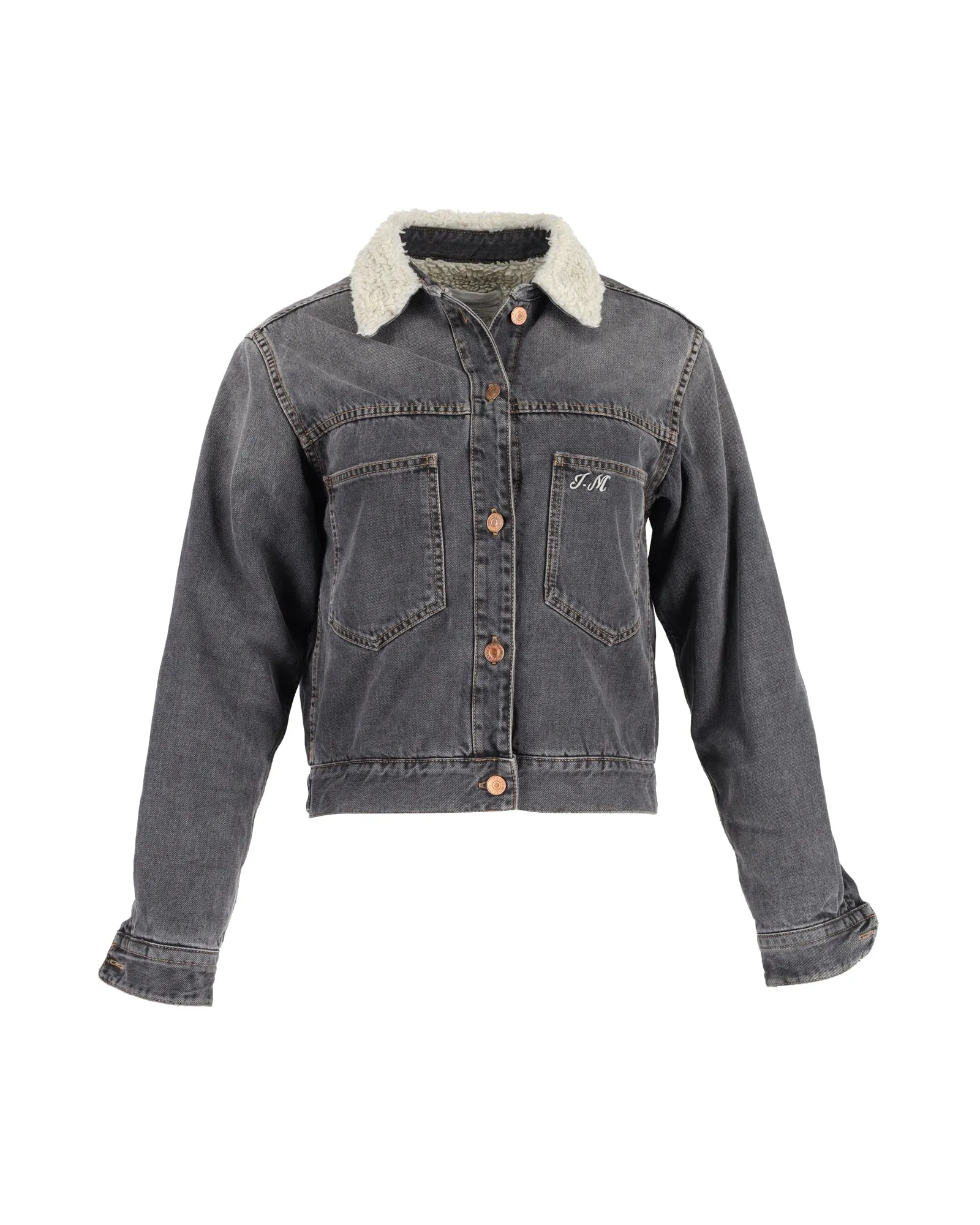 Isabel Marant Etoile 'Endless' Detailjacke in grauem Denim
